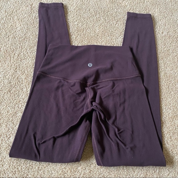 Lululemon Align Pant 28” Size 4 Plum Shadow - Picture 3 of 10